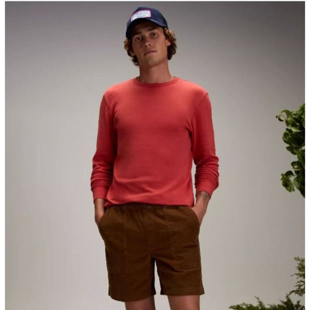 Men's Alpine Design Peak Long Sleeve Crewneck Shirt Antique Rosewood Large